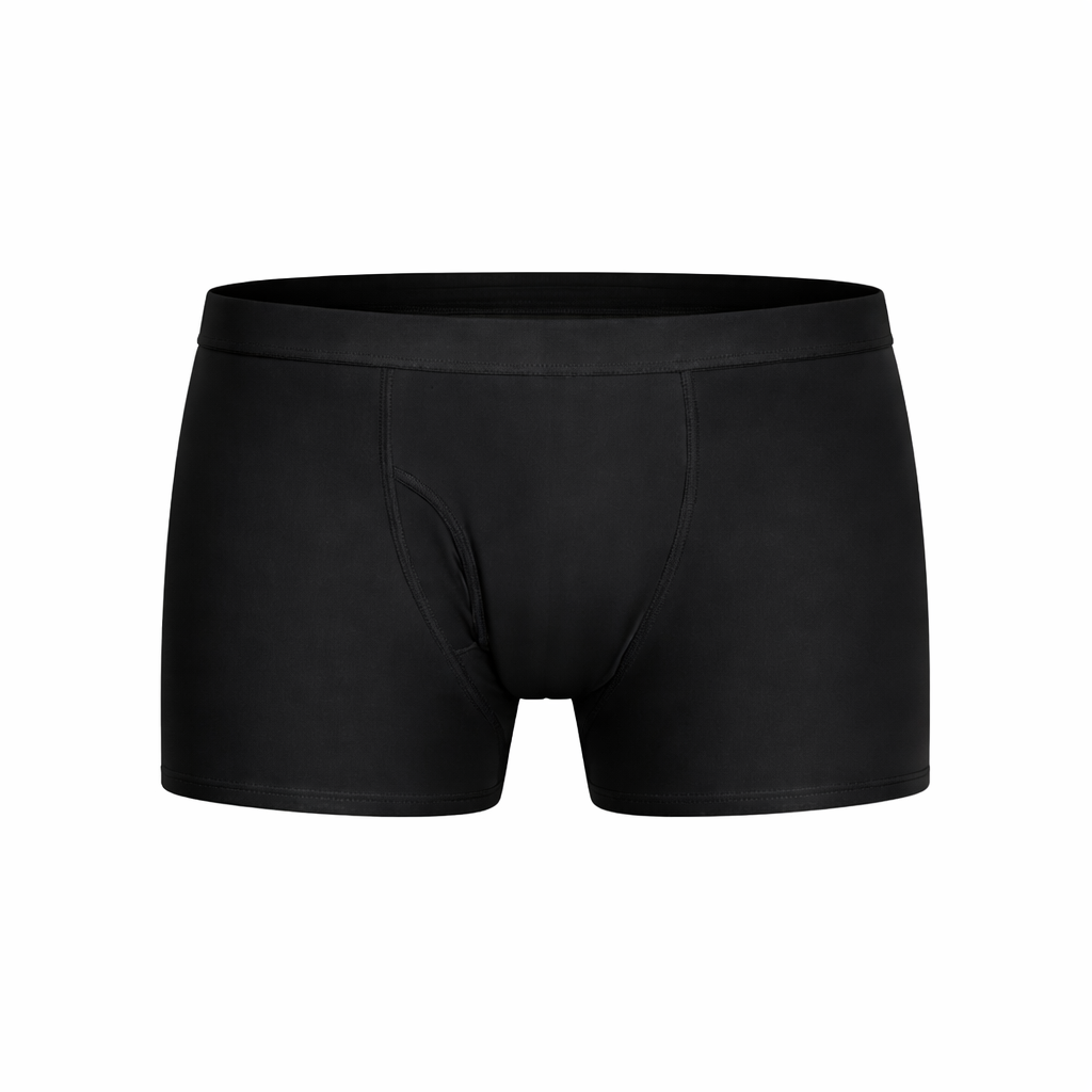 Breathable Men's Cotton Boxer Briefs – Flexible Fit for Daily Wear