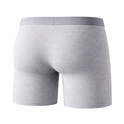Men's Bamboo Fiber Boxer Briefs Soft  5 Pack