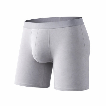 Men's Bamboo Fiber Boxer Briefs Soft  5 Pack