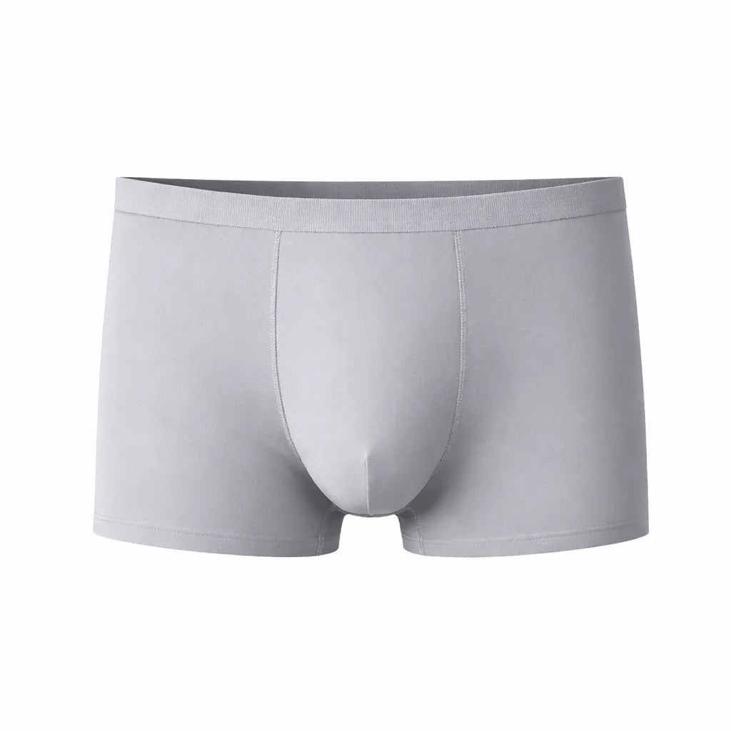 Men's Ice Silk Boxer Briefs Seamless Ultra Light Underwear