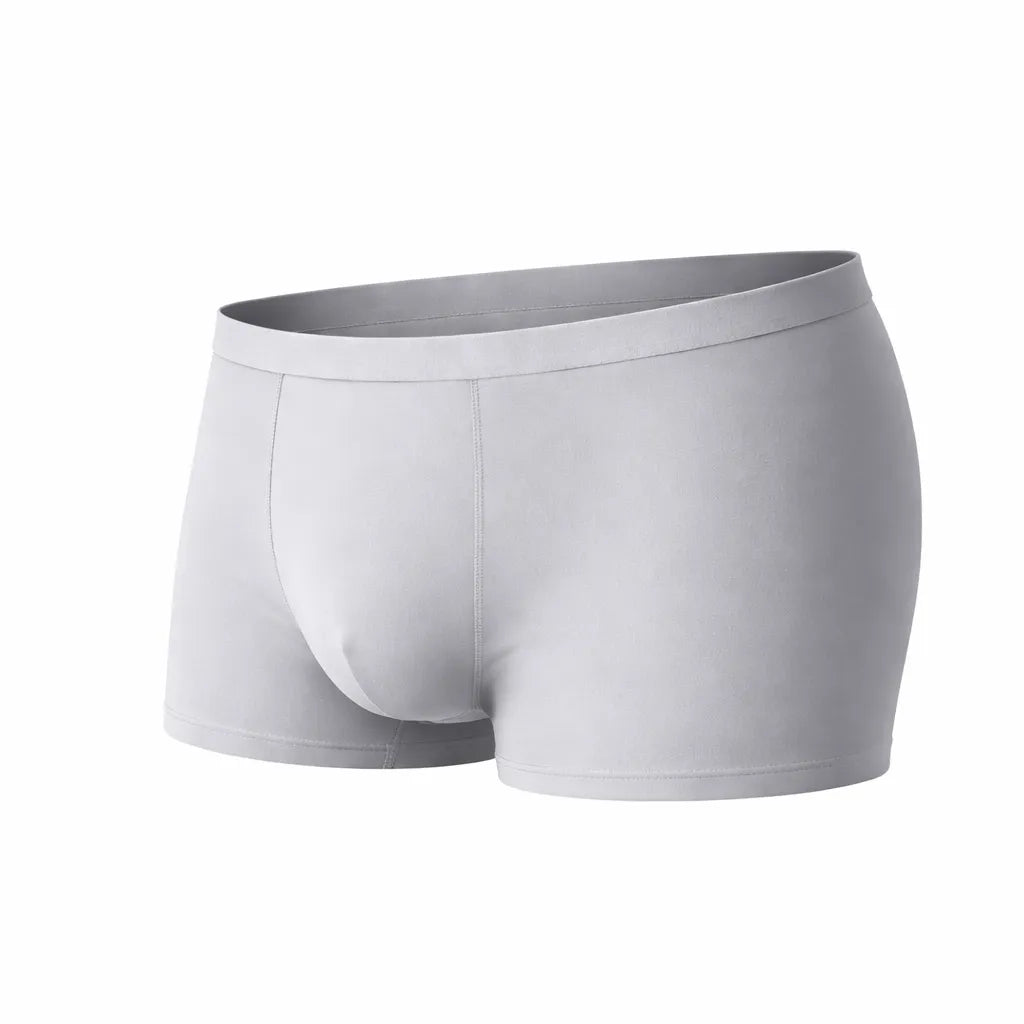 Men's Ice Silk Boxer Briefs Seamless Ultra Light Underwear