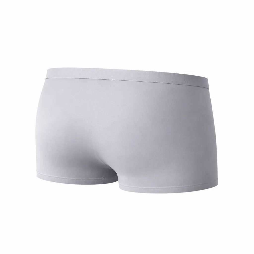 Men's Ice Silk Boxer Briefs Seamless Ultra Light Underwear