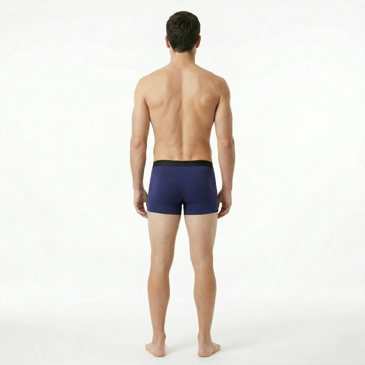 Breathable Men's Cotton Boxer Briefs Flexible Fit for Daily Wear Grey