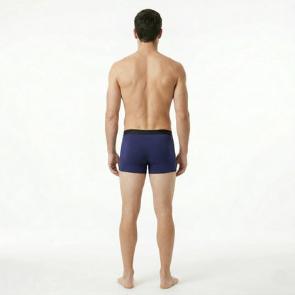 Breathable Men's Cotton Boxer Briefs Flexible Fit for Daily Wear Grey