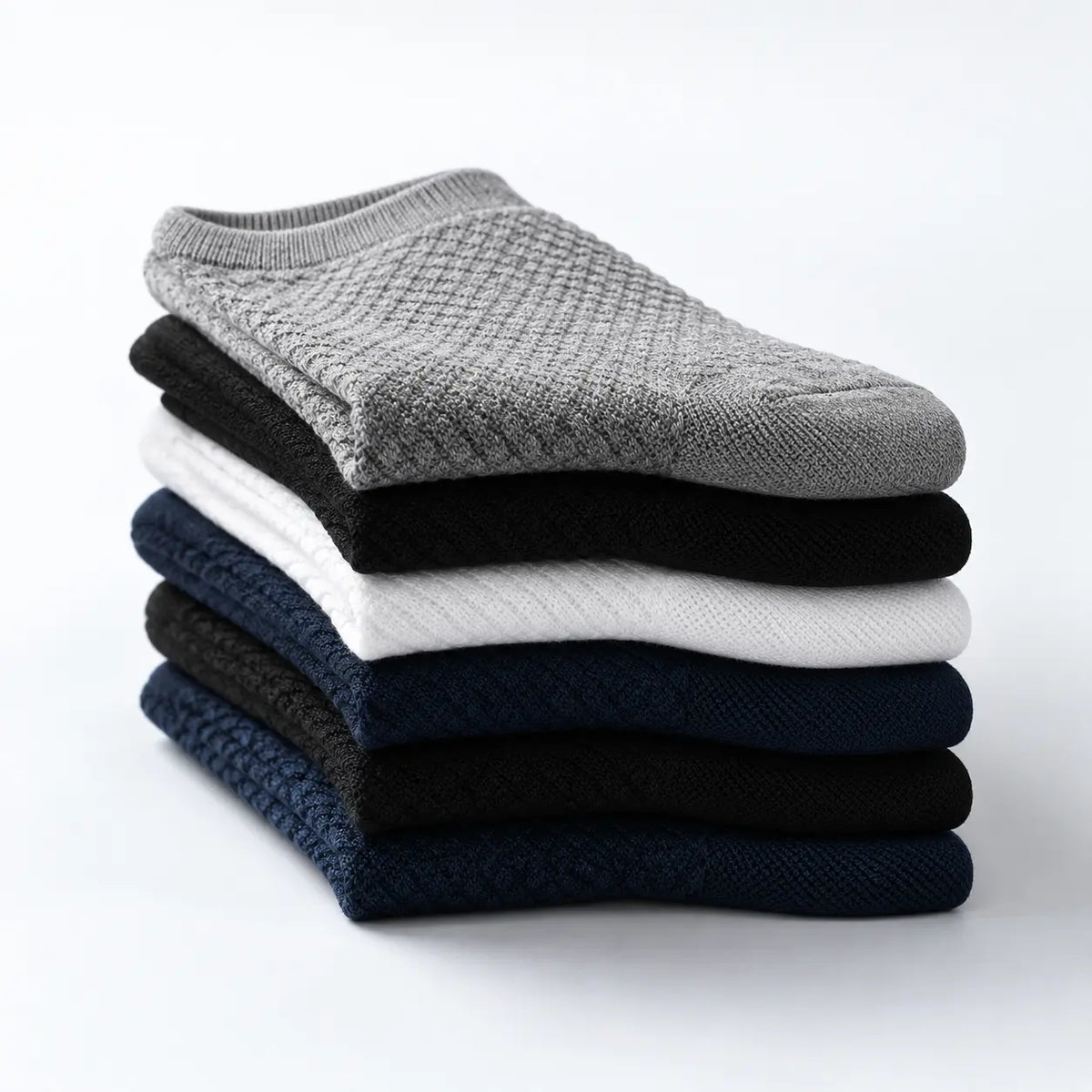 Lumo Bamboo Grip No-Show Socks (6-Pack)